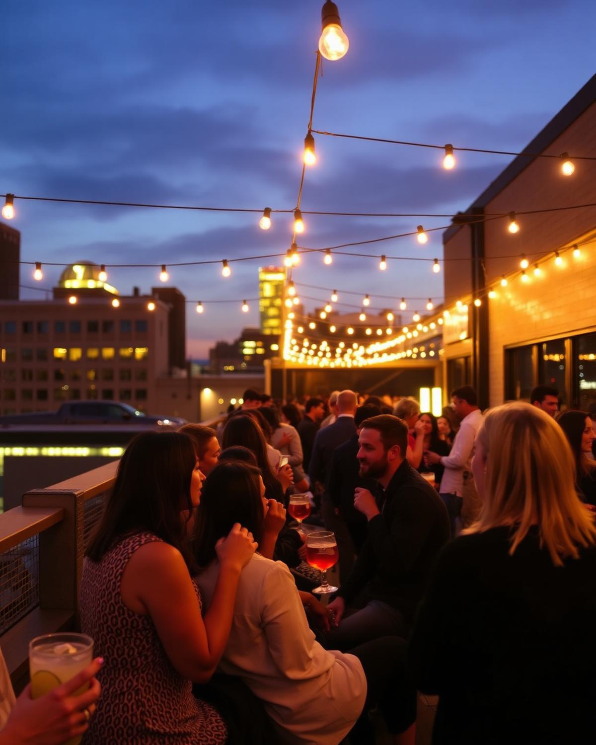 Loft above Ponce City Market with skyline views
